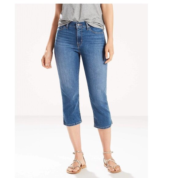 Levi's Denim - Levi's 512 Perfectly Slimming Jean Capri Size 8